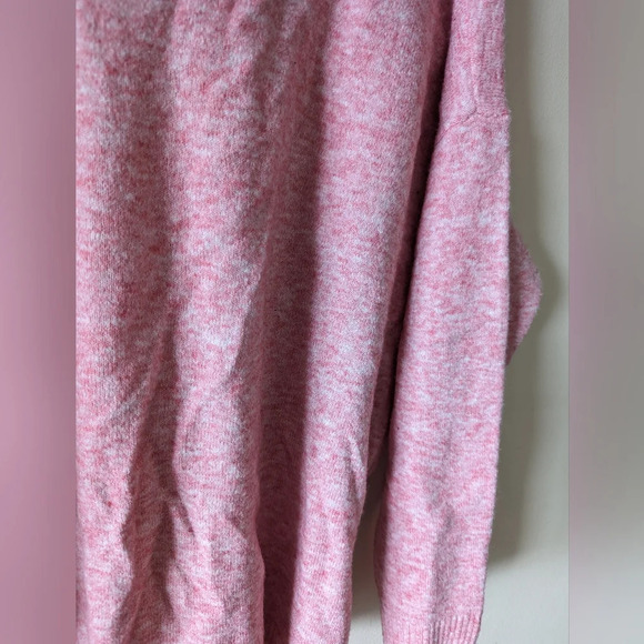 Joe Fresh| light pink and green V-Neck Sweater Acrylic  Blend size 2X - Picture 7 of 7